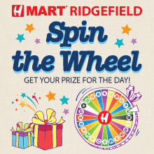 H Mart Ridgefield(NJ) Spin the Lucky Wheel Event!