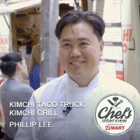 Chef Phillip Lee at Kimchi Taco Truck & Kimchi Grill : Ssam Burrito /  쌈 부리또