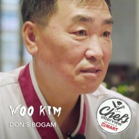 Chef Woo Kim at Dons Bogam : Marinated Beef Platter  / 양념 소고기 모듬구이