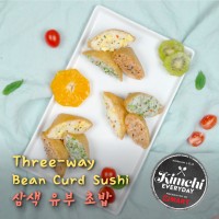 Three-way Bean Curd Sushi / 삼색 유부초밥