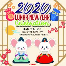 H Mart Austin (TX) 2020 Lunar New Year Celebration Event!