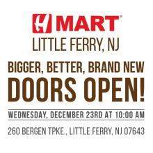 H Mart Little Ferry - Doors Open!