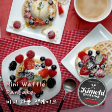 Mini Waffle Pancake / 미니와플 팬케이크