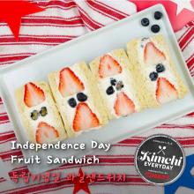 Independence day Fruit Sandwich / 독립기념일 과일샌드위치
