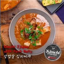 Kimchi Jjigae with Pork Belly / 삼겹살 김치찌개